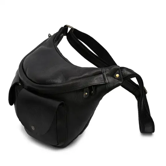 G-FAVOR Men’s Genuine Leather Chest Bag
