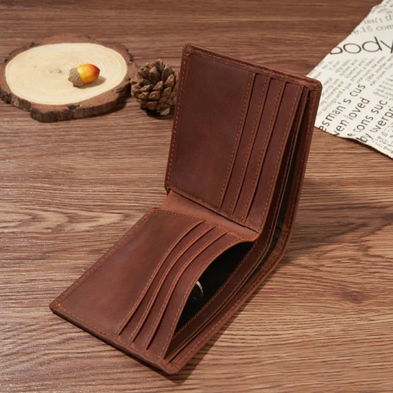 Grandbag Crazy Horse Leather Wallet