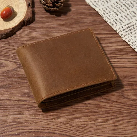 Crazy Horse Leather Wallet