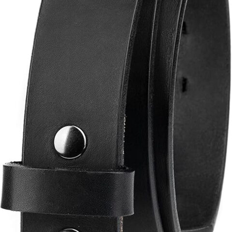 No Buckle Leather Belt Strap