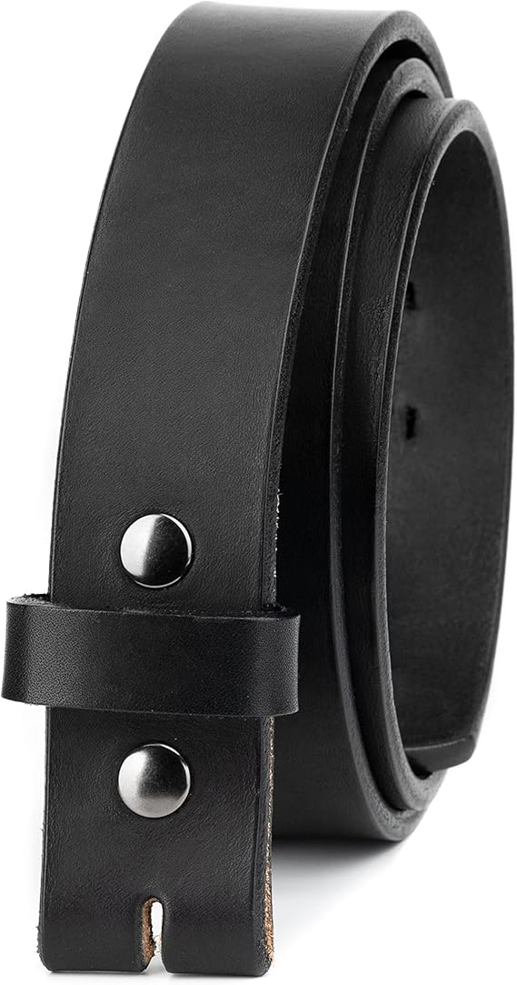 No Buckle Leather Belt Strap