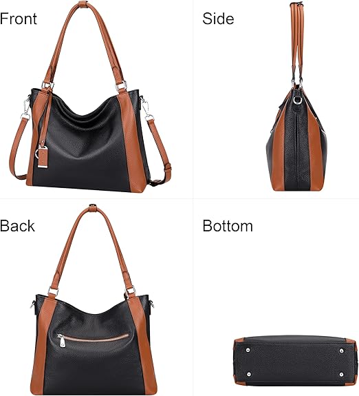Genuine Leather Shoulder Handbag